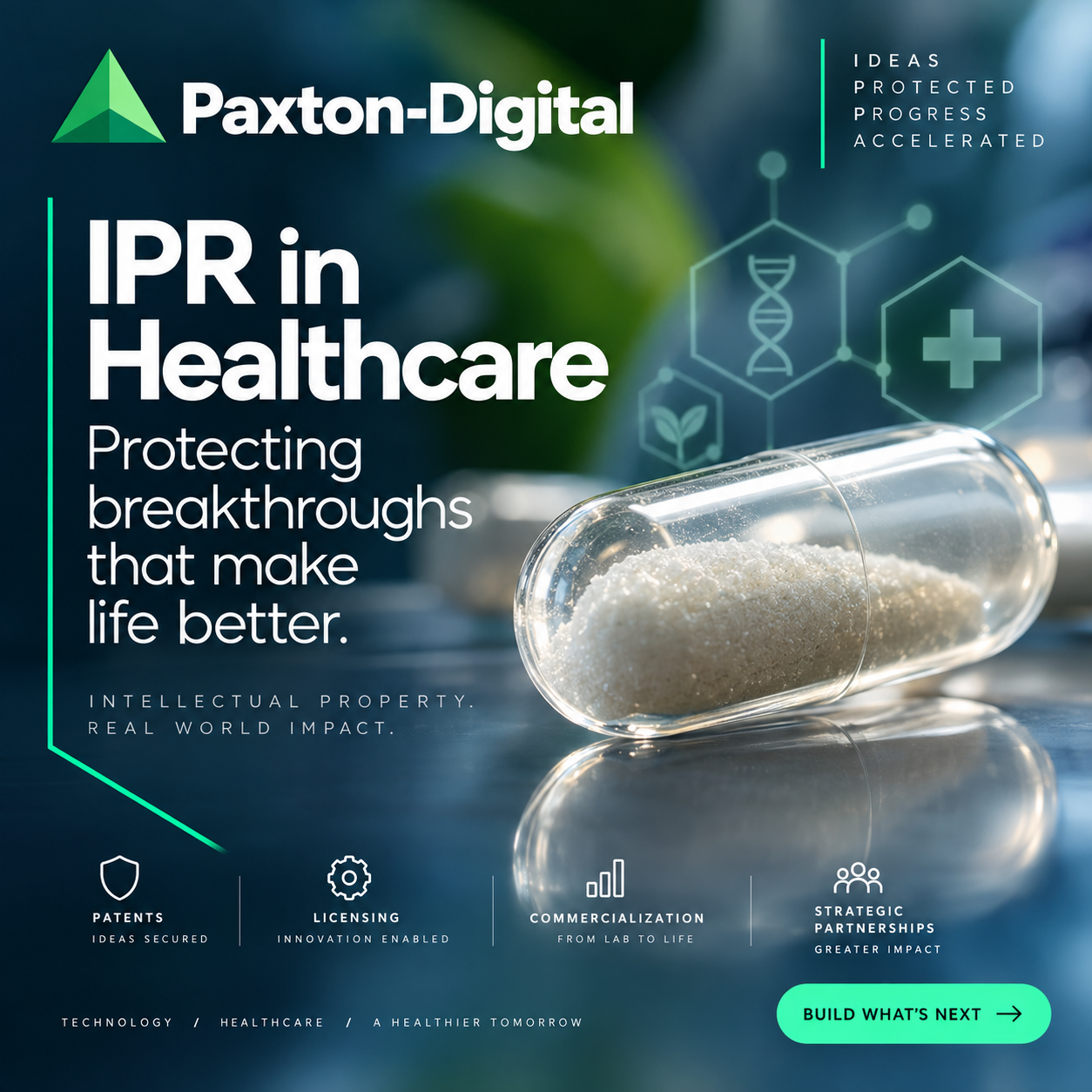 Paxton-Digital — IPR in Healthcare